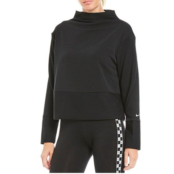 Nike Tops - NWT - NIKE - Dri-Fit Fleece Lined Mock Neck Crop